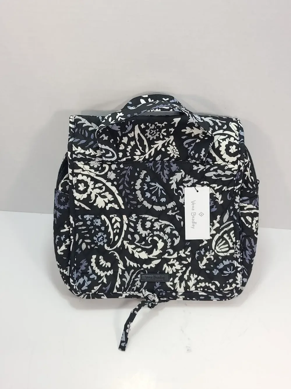 Vera Bradley PAISLEY NOIR Grand Hanging Travel Organizer NEW with tag